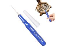 Watch Oiler Pen, Aluminum Handle Precision Lubrication Tool For Watch Movements, Tip Sizes Red 0.02cm, Black 0.03cm, Blue 0.05cm, Green 0.06cm, 7cm Long, Lightweight 10g, Easy Oil Application