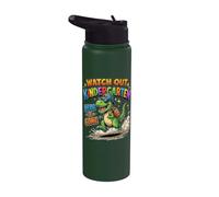 Watch Out Kindergarten Here I Come Dino Stainless Steel Insulated Water Bottle