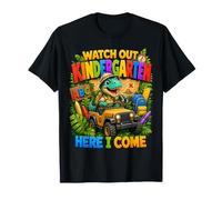 Watch out Kindergarten Here I Come Dinosaur Back To School Maglietta