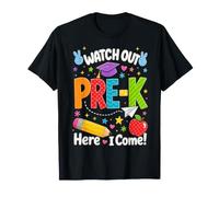 Watch out Pre-K Here I Come Preschool Back To School Maglietta