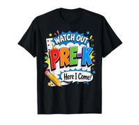 Watch out Pre-K Here I Come Preschool Back To School Maglietta
