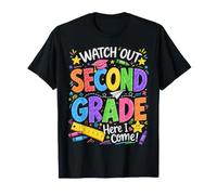 Watch out Second Grade Here I Come 2nd Grader Back To School Maglietta
