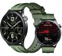 Watch S5 46 Mm, Verde, AMOLED 1,48", Nero/Argento/Verde | Fitness Tracker, Sonno