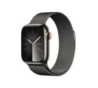 Watch Series 9 GPS + Cellular, cassa in acciaio da 41 mm con cinturino milanese, Grafite - Nouvo