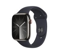 Watch Series 9 GPS + Cellular, cassa in acciaio da 45 mm con fibbia in gomma M/L, nero - Nouvo