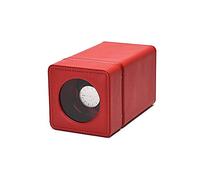 Watch Shaker Single Watch Silent Box Exquisite Fully Automatic Mechanical Watch Winder Pure Color PU Leather Household Shaker 105 160 103mm (Red)