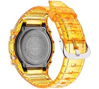 Watch Straps Watchband + Case adatto per Casio G-Shock DW-5600 GW-B5600 G-5600E G-5000 TPU Accessori per cinturini a banda di ricambio trasparente (per 5600 serie rosa)