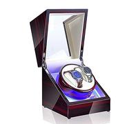 Watch Watch Winder Automatic Quiet Motor LED Light 5 Rotation Modes Watch Storage Box- Available in 6 Styles (D)