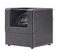 Watch Watch Winders for 1 Watches PU Leather Watch Case Display Storage Case Jewelry Box with Quiet Motor Suitable for Men's And Ladies Wrist Watch Self Winding (B)