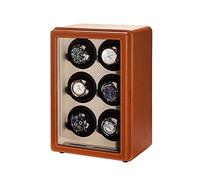 Watch Winder Automatic 6 Watches Display Box Automatic Watch Winder Box Watches Cases Watches Boxes Winders Storage Case Yellow