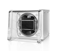 Watch Winder Smith Caricaorologi con battuta di posizionamento a 12 punti, caricaorologi per 1 orologio - per orologi automatici da uomo grandi (bianco)