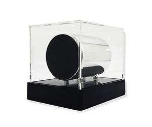 Watch Winder Temotus per Singolo orologio a carica automatica - Acrilico Nero - Cuscino taglia XL che si adatta ad ogni orologio