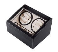 Watch Winders 4+6 Automatic Watch Winder Box Black Wooden Battery Silent Watch Case Watch Box Watch Cases Watches Boxes Winders Display Storage