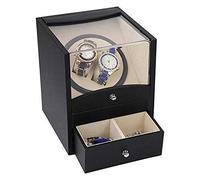 Watch Winders Battery Powered Watch Winder 2 Watches Automatic Watch Winder Box Watches Cases Watches Boxes Winders Display Storage Black