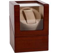 Watch Winders Box Single Automatic Watch Winder with Quite Motor for Automatic Mechanical Watch Soft Flexible Watch Pillow Accessories, Display Box(Walnut，Brown，Black)