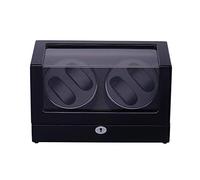 Watch Winders Watch Winder 4 Watches Battery Watch Winders for Automatic Watches Watches Cases Watches Boxes Winders Display Storage Black
