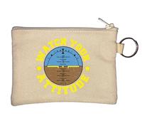 Watch Your Attitude - Portamonete con logo pilota di aeroplano, colore: Beige