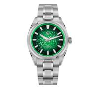 watchdives WD0003C Elementum Orologio da uomo dal design originale VH31 Sweep Second Orologio al quarzo 36 mm Cristallo zaffiro Orologio da polso di lusso impermeabile 100 m, Crepa di ghiaccio verde