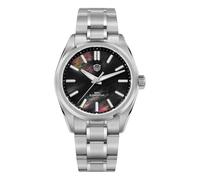 watchdives WD0003C Orologio al quarzo VH31 da uomo con lancetta dei secondi fluida e design originale, 36 mm, vetro zaffiro, orologio da polso dal design ricercato, resistente all’acqua 100 m
