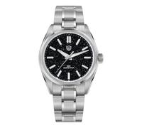 watchdives WD0003C Orologio al quarzo VH31 da uomo con lancetta dei secondi fluida e design originale, 36 mm, vetro zaffiro, orologio da polso dal design ricercato, resistente all’acqua 100 m