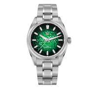 watchdives WD0003C Orologio al quarzo VH31 da uomo con lancetta dei secondi fluida e design originale, 36 mm, vetro zaffiro, orologio da polso dal design ricercato, resistente all’acqua 100 m