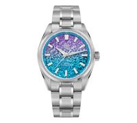 watchdives WD0003C Orologio al quarzo VH31 da uomo con lancetta dei secondi fluida e design originale, 36 mm, vetro zaffiro, orologio da polso dal design ricercato, resistente all’acqua 100 m
