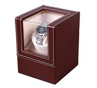 Watches Automatic Watch Winder for Single Watches Winder Winding PU Leather Display Box Case Elegant Beautiful Automatic Wristwatch Box (Brown2)
