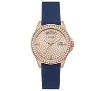 GUESS Orologio analogico ' LADY COMET ' blu / oro / trasparente, Taglia One Size