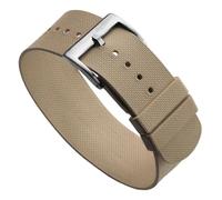 WatchGecko Cinturino in gomma TidalPass, beige, 22 mm