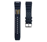 WatchGecko Cinturino Per Orologio Abyss In Gomma PU Prodive, NDL Blu, 22mm