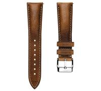 WatchGecko Cinturino per orologio Vintage Highley, marrone chiaro, 18 mm