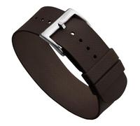 WatchGecko TidalPass - Cinturino in gomma per orologio militare britannico, impermeabile, versatile ed elegante, da indossare in 2 modi, 21mm, Gomma, Nessuna pietra preziosa