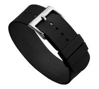 WatchGecko TidalPass - Cinturino in gomma per orologio militare britannico, impermeabile, versatile ed elegante, da indossare in 2 modi, 22mm, Gomma, Nessuna pietra preziosa