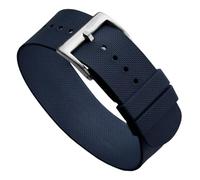 WatchGecko TidalPass - Cinturino in gomma per orologio militare britannico, impermeabile, versatile ed elegante, da indossare in 2 modi, 22mm, Gomma, Nessuna pietra preziosa