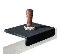 watchget Tappetino per pressatura espresso, tappetino per pressare caffè, tappetino in silicone nero per uso alimentare, 20,3 cm x 15,2 cm, tappetino per caffè da barista, accessorio per macchina da