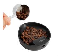 watchget Tazza dosatrice per chicchi di caffè, bilancia elettronica e vassoio dosatore per chicchi di caffè, bilancia per espresso per pesatura e dose di chicchi, bilancia digitale di precisione 0,3