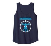 Watchmen Dr. Manhattan Anatomy Canotta, Donna, Navy, XXL