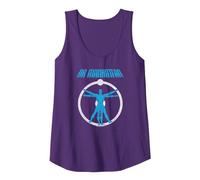 Watchmen Dr. Manhattan Anatomy Canotta, Donna, Viola, XXL