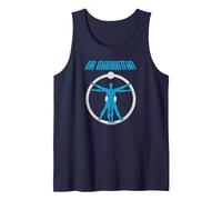 Watchmen Dr. Manhattan Anatomy Canotta, Uomo, Navy, M