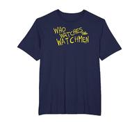 Watchmen Who Watches Maglietta, Uomo Taglie Grandi, Navy, 2X Tall