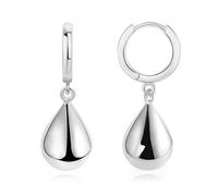 WATEFOER Orecchini a Goccia da Donna, Orecchini in Argento 925 Oro a Goccia d'Acqua, Ipoallergenici Orecchini Pendenti Regali di Gioielli per Donne e Ragazze (B-Argento)