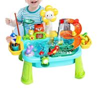 Water Activity Table - Long Lasting Learning Sensory Toy | Water Table Kitchen Play Sink Girls Indoor Garden Yard Patio Beach Pool Kindergarten Preschool Home