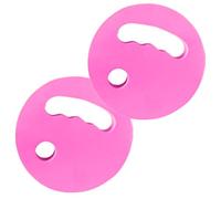 Water Aerobics Discs | 2x EVA Foam Handheld Swim Disc | Ergonomic Grip Aqua Exercise Aid for Youth Teens Beginner Men Girls Boys