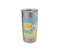 Water Aerobics Instructor Not Torture I Swear Bicchiere termico in acciaio inox doppia parete