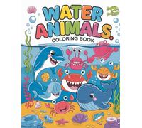 Water Animals: Fun coloring book for kids
