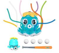 Water Baseball, Rotating Sprinkler Toy, Interactive Water Spray Game, Fun Summer Outdoor Play Girls and Boys, Backyard Lawn Pool Party Activity for Kids’ Active Cooling Entertainment