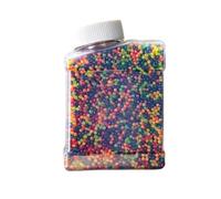 Water Beads - Glowing Soft Colorful, Luminous, Expanding Rainbow Sensory Crystals Set With Storage Bucket | Hydrogel Waterball Pouch For Outdoor Garden Yard Pool Patio Beach