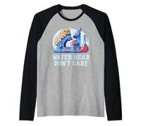 Water Bear Don't Care Tardigrade Water Bear Microbiology Lab Maglia con Maniche Raglan