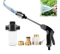 Water Blitz, Waterblitz Pressure Washer, Waterblitz High Pressure Water Gun, 3 Spray Modes, Turn Any Hose Into A High-Pressures Waters Jet (Gray)
