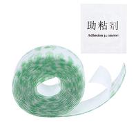 Water - Blocking Wall Closure Tape | Self - Adhering Caulk Strip for Bathroom/Kitchen/Sink | 3.2M PVC - Deterring Closure Tape (Transparent green leaves)